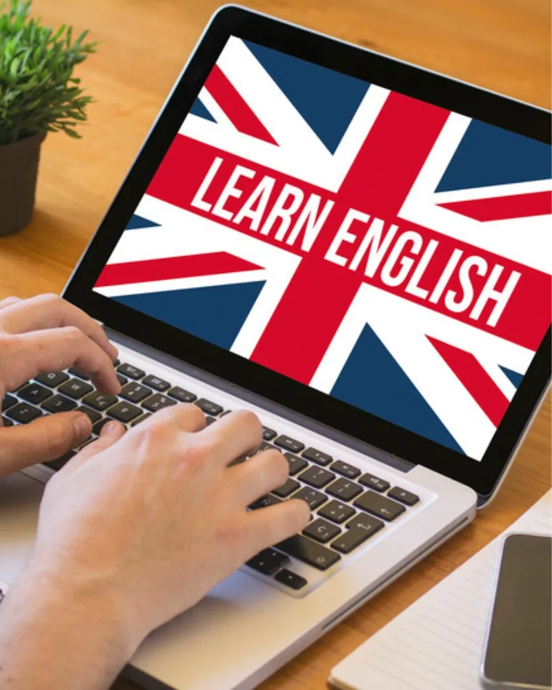 Plateforme e-learning d'anglais accessible sur ordinateur